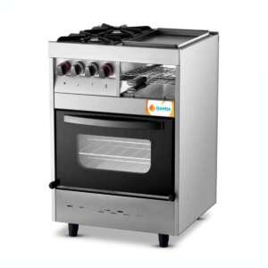 COCINA DANDA C601 SIENA 60 CM 2 HORN PLANCHA CARLITERA