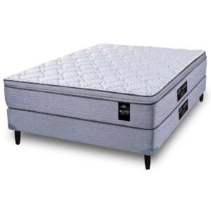 CONJUNTO COL. KENSINGTON RESORTES POCKET 1,40 X 1,90 KING KOIL