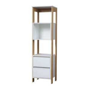 MUEBLE MULTIFUNCION RICCHEZZE CALABRIA MODULO 2 CAJ HICKORY/BCO
