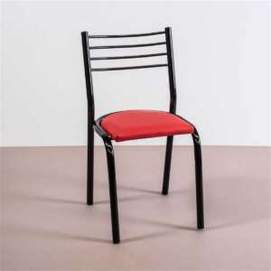 SILLA RINA SUPER PERLINA GRIS/NEGRA