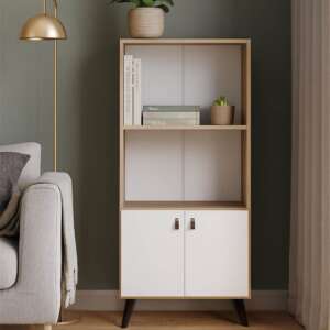 BIBLIOTECA LEGGERO 2E 2P NAT/BLANCO