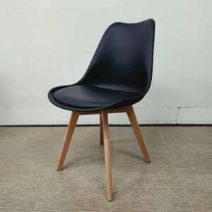 SILLA LAURY TULIP NEGRA