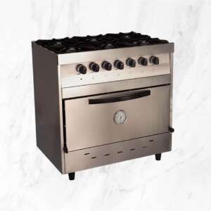 COCINA DANDA C870 SIENA 87 CM 6 HORN INOX