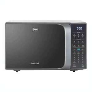 MICROONDAS BGH B228DS20I 28 LTS DIGI GRILL PLATA
