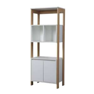MUEBLE MULTIFUNCION RICCHEZZE CALABRIA MODULO 2 PTAS HICKORY/BCO