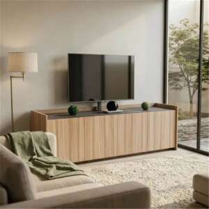 MUEBLE TV TABLES 4233-CCA RACK 1,83M 4 PUERTAS COCOBOLO-AMBERES
