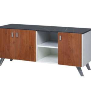 MUEBLE TV RICCHEZZE MESINA MESA LIVING 3P 1,20 PIETRA/COGNAC