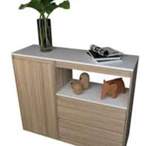 MODULAR TABLES 4025 BAHIUT 1PTA 2CAJ 1,10MT BOLO/BLANCO