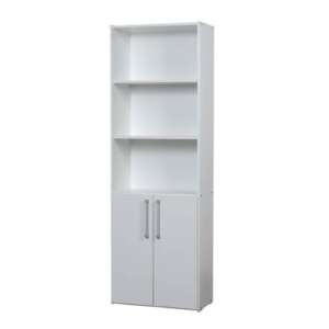 BIBLIOTECA  RICCHEZZE MESINA 5 ESTANTES 2PTAS BLANCA