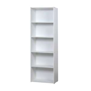 BIBLIOTECA RICCHEZZE MESINA  5 ESTANTES BLANCO