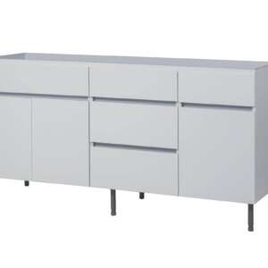 MUEBLE COCINA RICCHEZZE LIVORNO BAJO MESADA 1,60 BLANCO NORTE